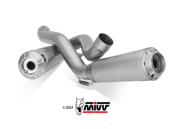 Mivv X-M1 Dual Slip-On Exhaust For Ducati Streetfighter V4 2020-22